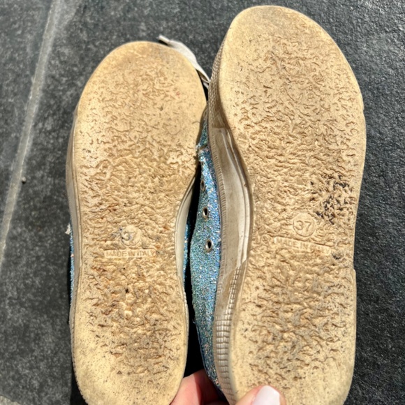 Golden Goose May sparkly baby blue sneakers - Picture 7 of 7